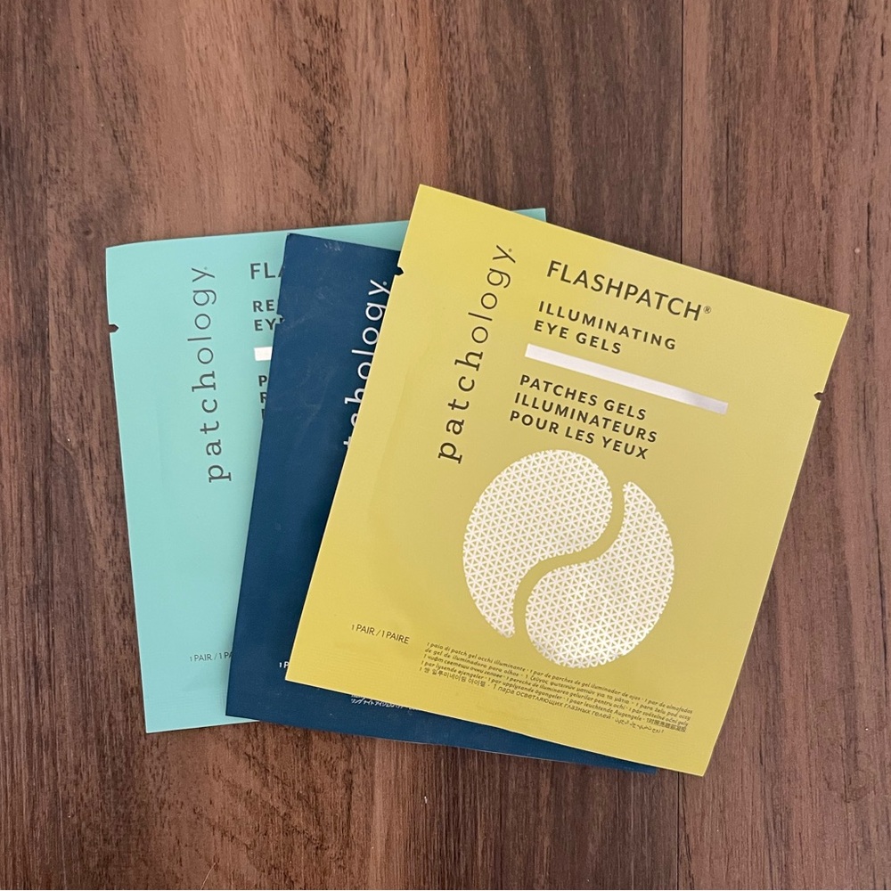 Set of three Patchology Eye Masks — NEW